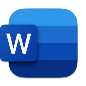 Microsoft Word Macos Bigsur Icon 189948